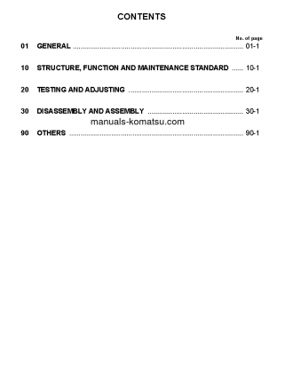D65EX-15(JPN) S/N 67001-UP Shop (repair) manual (English)
