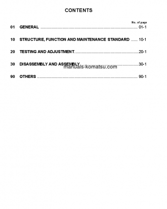 WA250PT-5(JPN)-FOR USA S/N 70001-UP Shop (repair) manual (English)