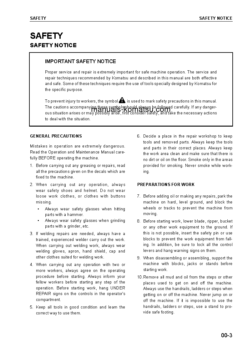 Protected: CD110R-2(JPN) S/N 1501-UP Shop (repair) manual (English)