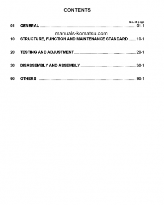 HM350-1(JPN)--40C DEGREE S/N 1001-UP Shop (repair) manual (English)