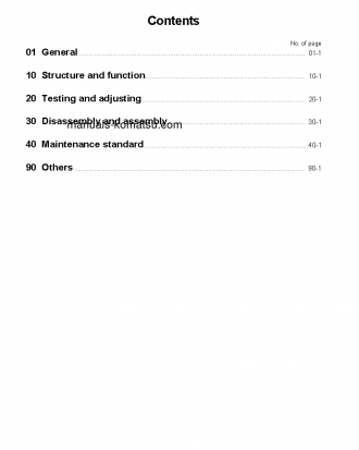 D155C-1(JPN) S/N 31586-UP Shop (repair) manual (English)