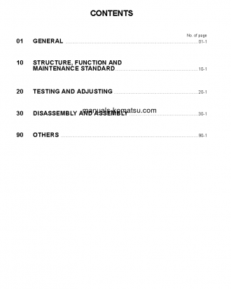 PC40MR-2(JPN)-AS S/N 8001-UP Shop (repair) manual (English)