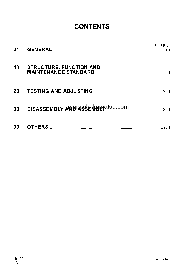 Protected: PC40MR-2(JPN)-AS S/N 8001-UP Shop (repair) manual (English)