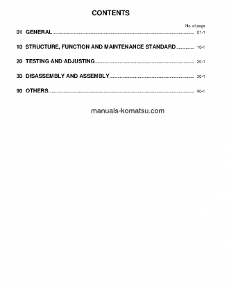 WA250PT-5(JPN) S/N 70001-UP Shop (repair) manual (English)