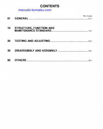 WA150L-5(JPN) S/N 65001-UP Shop (repair) manual (English)