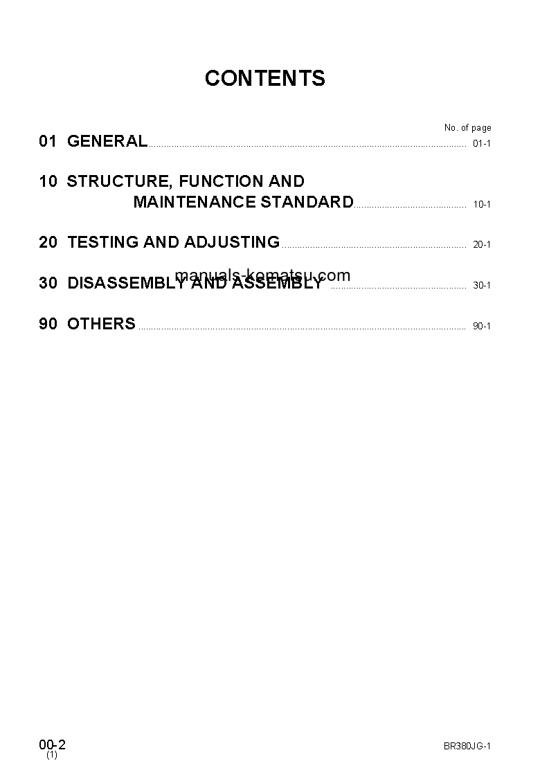 Protected: BR380JG-1(JPN) S/N 1001-UP Shop (repair) manual (English)