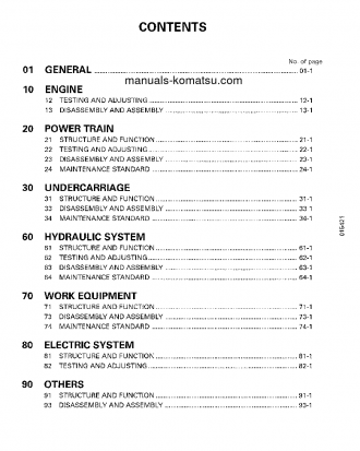 D85P-21(JPN) S/N 3001-UP Shop (repair) manual (English)