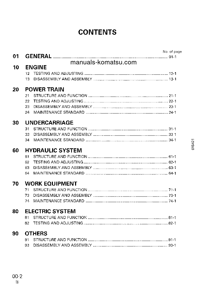 Protected: D85P-21(JPN) S/N 3001-UP Shop (repair) manual (English)