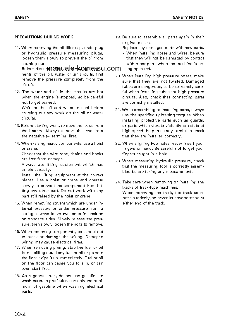 Protected: D375A-5(JPN)–50C DEGREE S/N 18200-UP Shop (repair) manual (English)