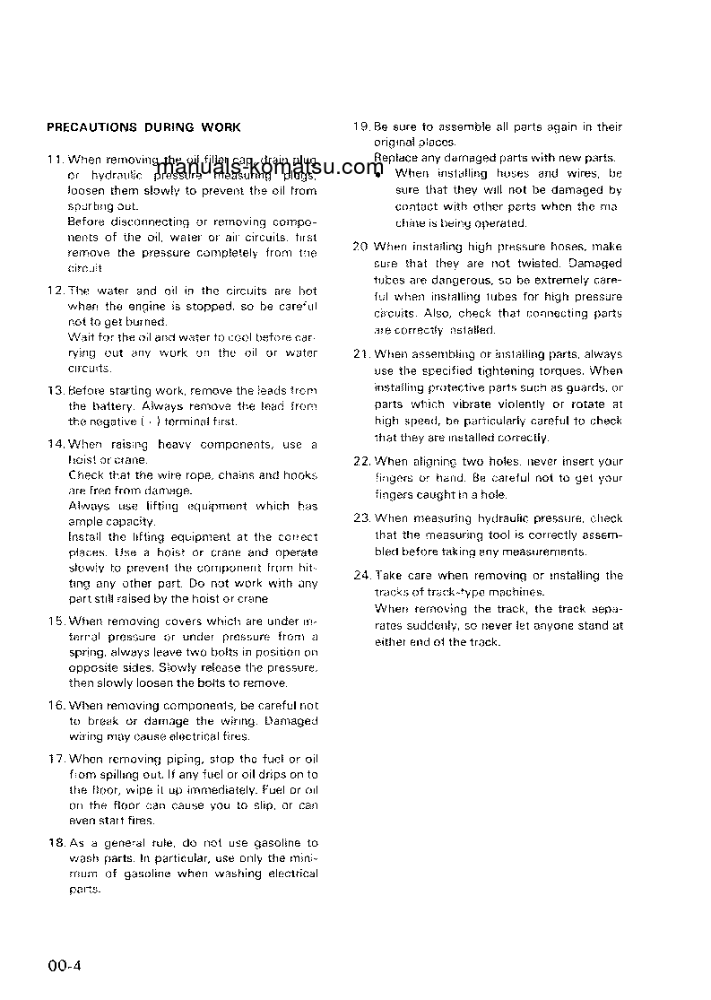 Protected: WA40-1(JPN) S/N 1001-UP Shop (repair) manual (English)