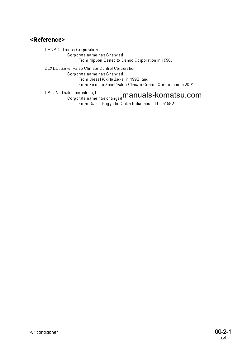 Protected: AIR CONDITIONER(JPN) Shop (repair) manual (English)