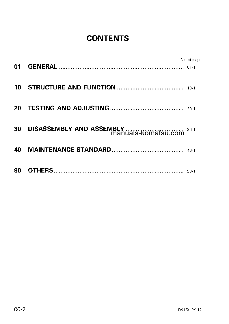 Protected: D61PX-12(JPN)-FOR IRAQ S/N 1001-UP Shop (repair) manual (English)