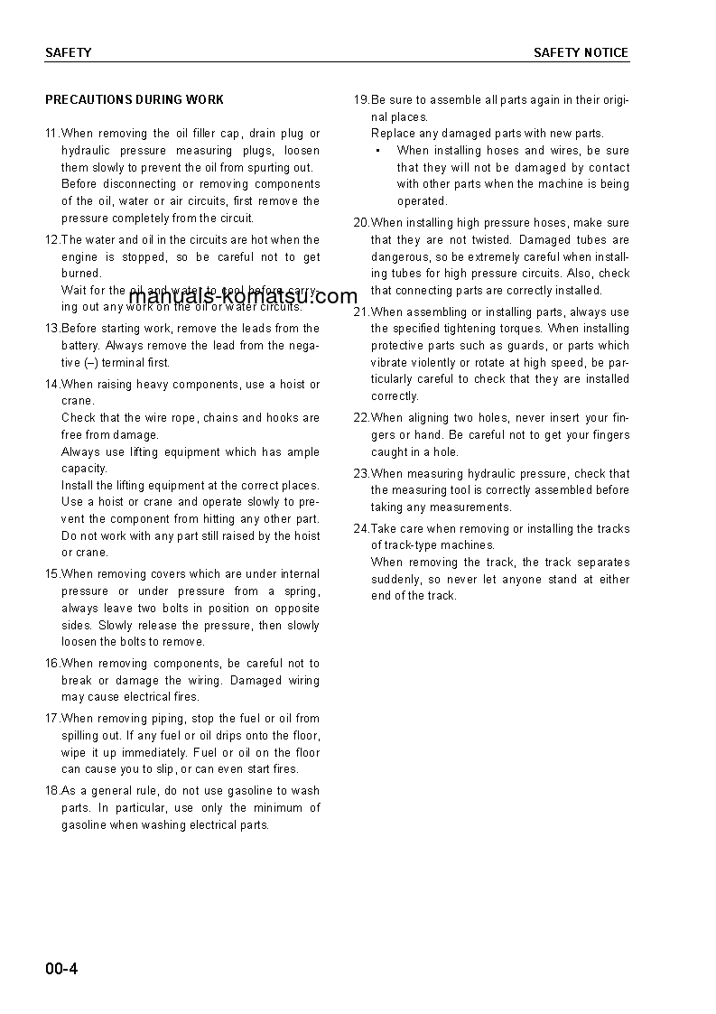 Protected: D61PX-12(JPN)-FOR IRAQ S/N 1001-UP Shop (repair) manual (English)