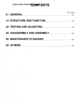 WD900-3(JPN) S/N 50001-UP Shop (repair) manual (English)