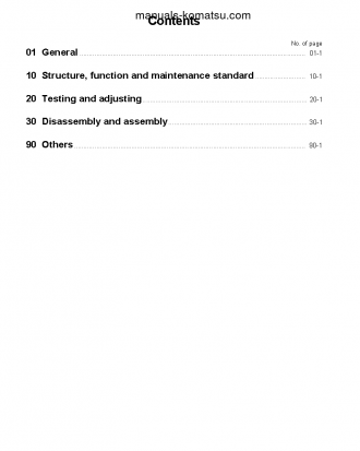PC20MR-2(JPN)-FOR CAB S/N 15001-UP Shop (repair) manual (English)