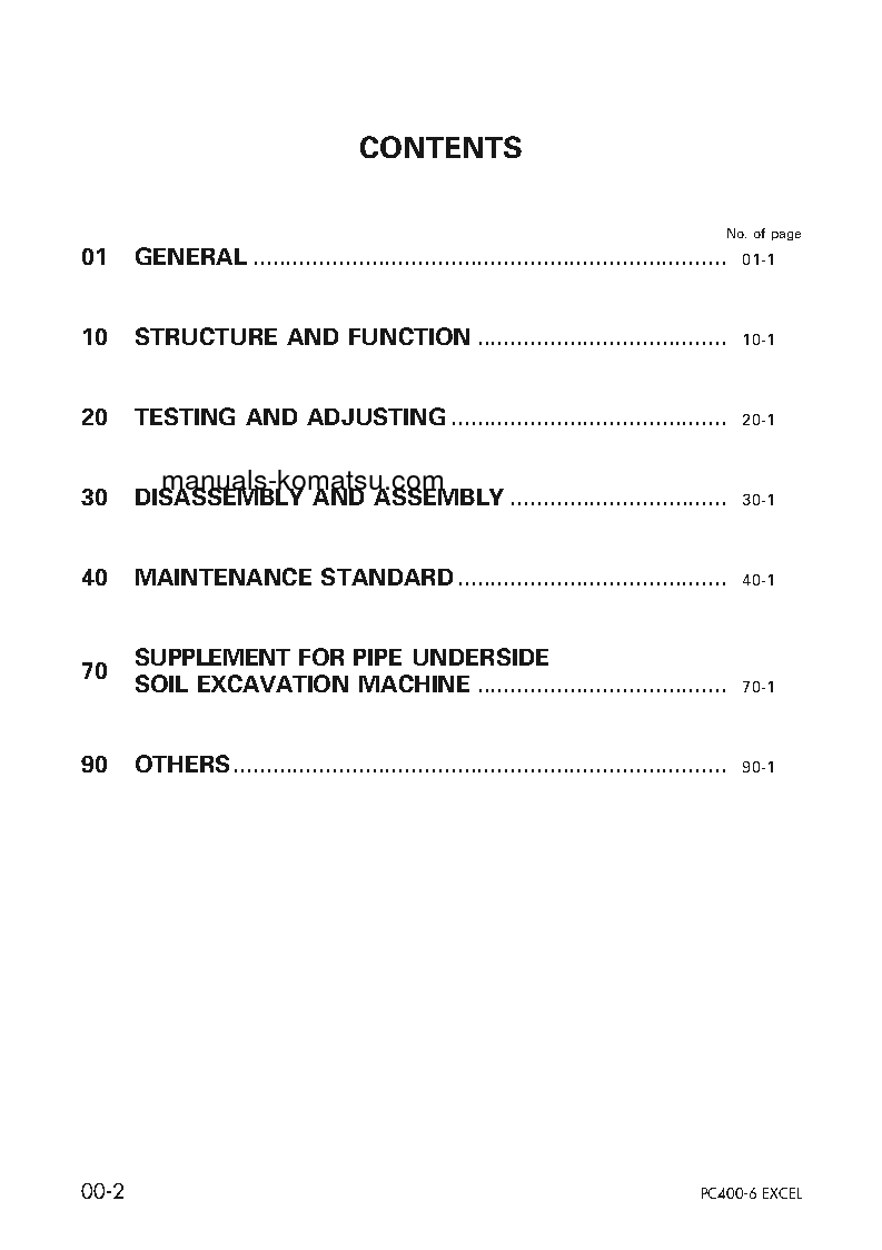 Protected: PC400LC-6(JPN)-PIPE LOOPER SPEC, EXCEL S/N 32933-UP Shop (repair) manual (English)