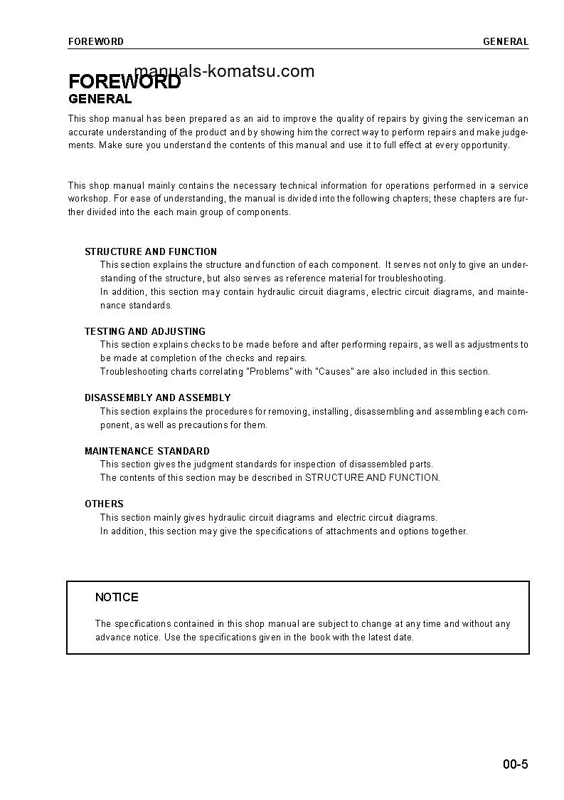 Protected: PC400LC-6(JPN)-PIPE LOOPER SPEC, EXCEL S/N 32933-UP Shop (repair) manual (English)
