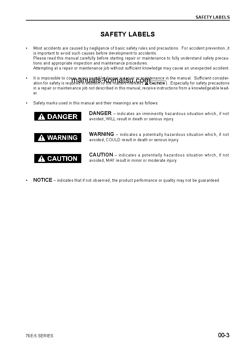 Protected: 2D70E-5(JPN) S/N ALL Shop (repair) manual (English)