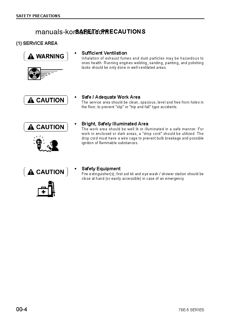 Protected: 2D70E-5(JPN) S/N ALL Shop (repair) manual (English)