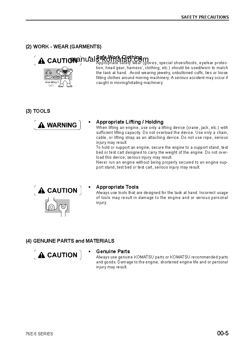 Protected: 2D70E-5(JPN) S/N ALL Shop (repair) manual (English)