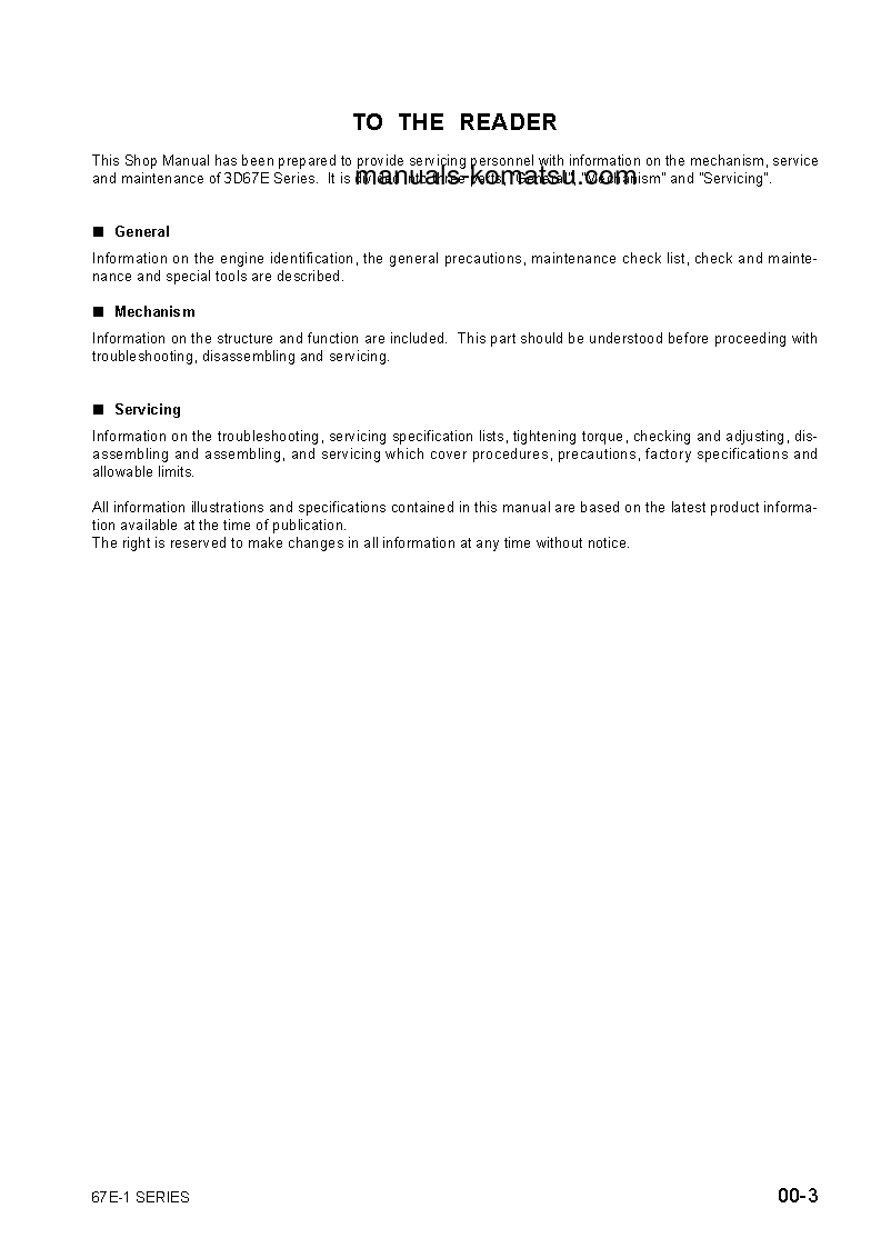 Protected: 3D67E-1(JPN) S/N ALL Shop (repair) manual (English)