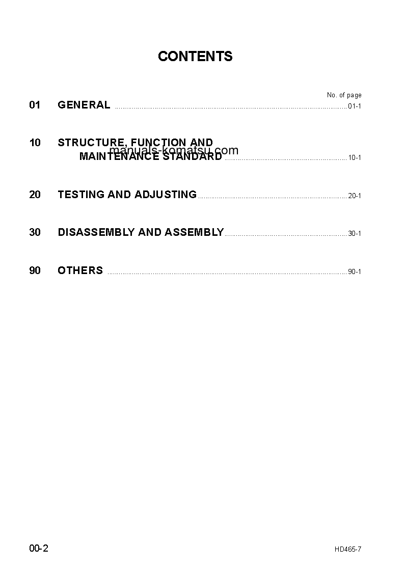 Protected: HD465-7(JPN)–40C DEGREE S/N 7001-UP Shop (repair) manual (English)