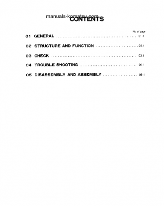 EG175-1(JPN) S/N 1001-UP Shop (repair) manual (English)
