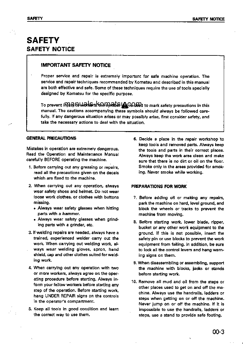 Protected: WD420-3(JPN) S/N 53101-53113 Shop (repair) manual (English)