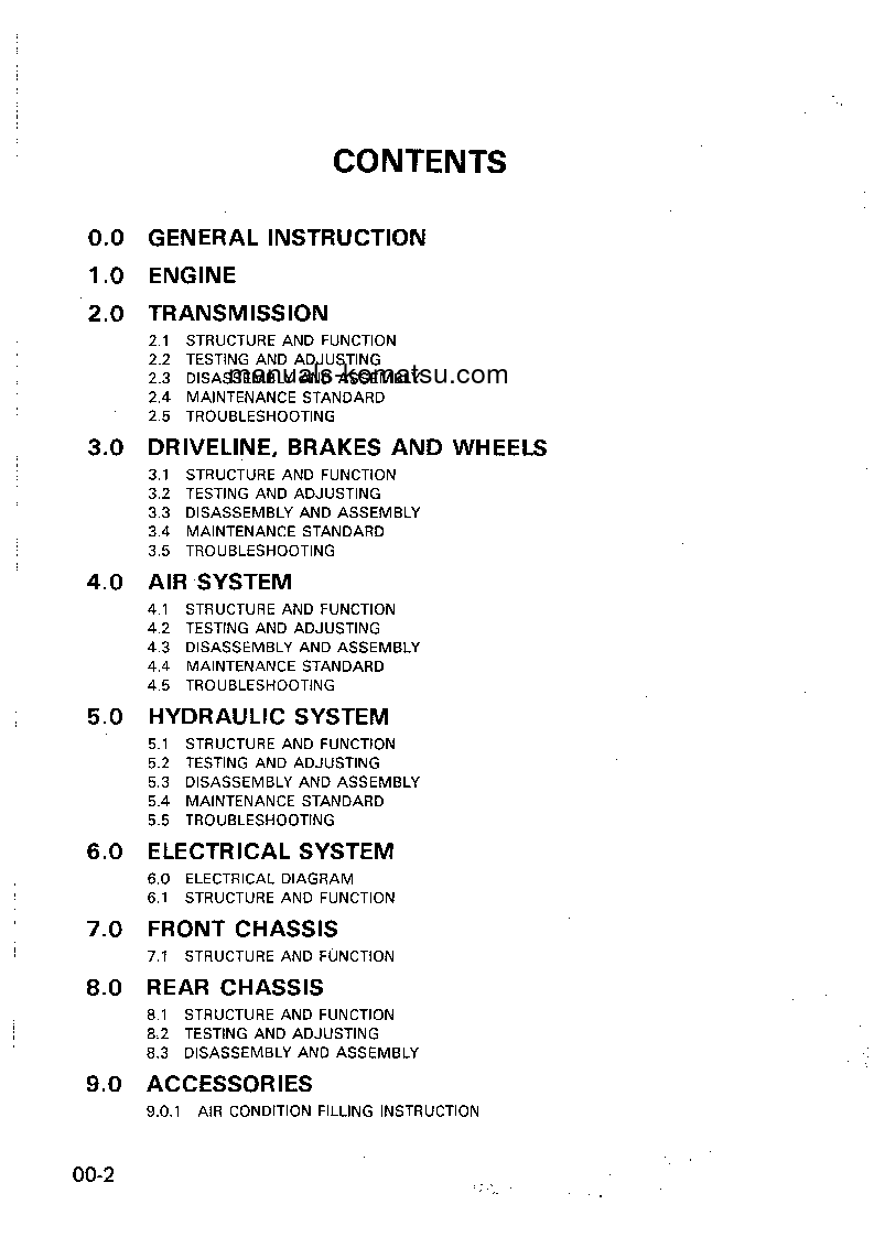 Protected: HA270-1(JPN) S/N 65226-UP Shop (repair) manual (English)