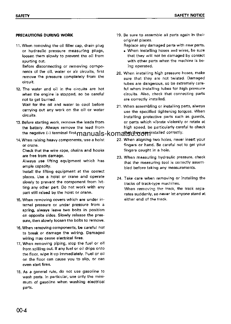 Protected: D58P-1(JPN)-FOR EC, NOISE REGULATION S/N 81261-UP Shop (repair) manual (English)