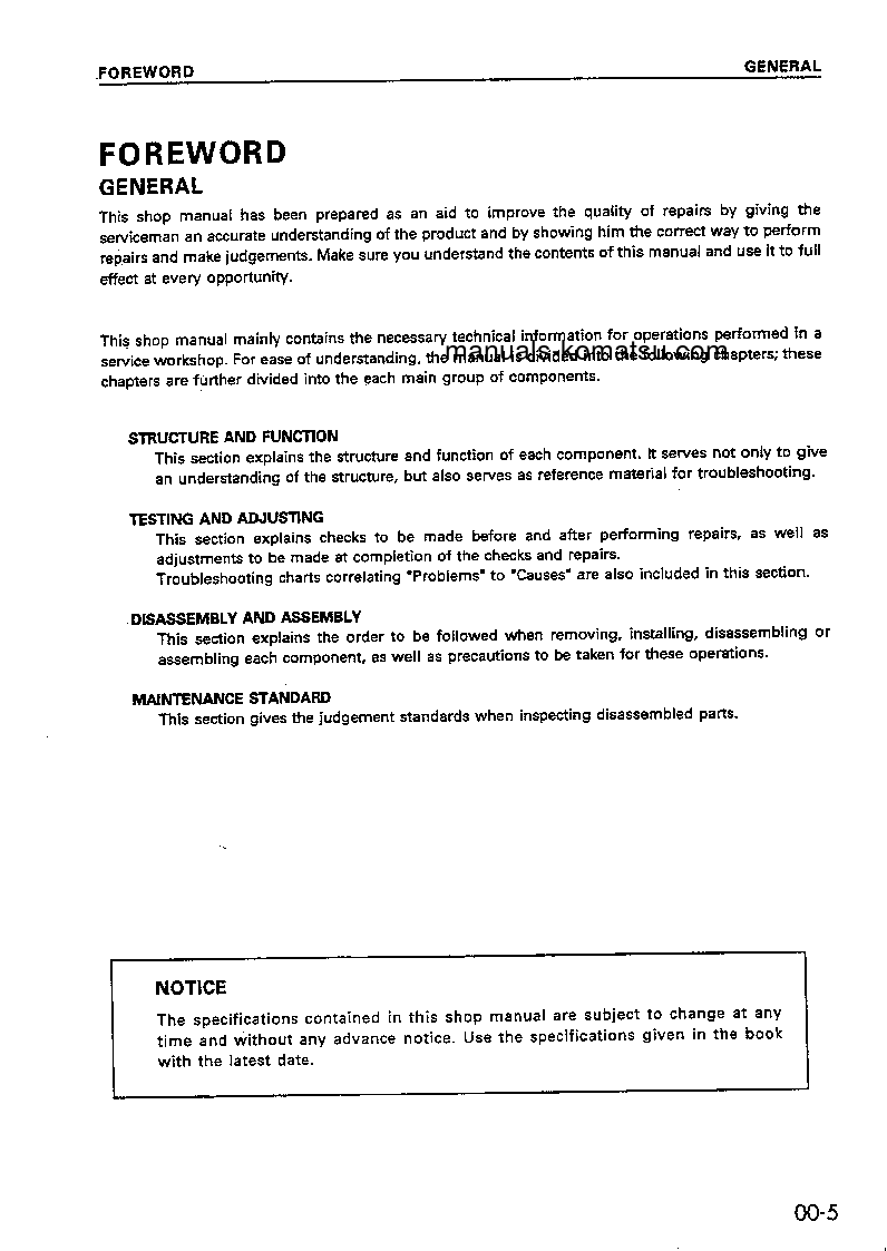 Protected: WD420-3(JPN) S/N 53114-UP Shop (repair) manual (English)