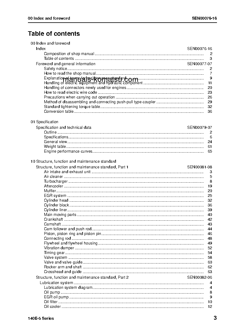 Protected: 140E-5 SERIES(JPN) S/N AＬＬ Shop (repair) manual (English)