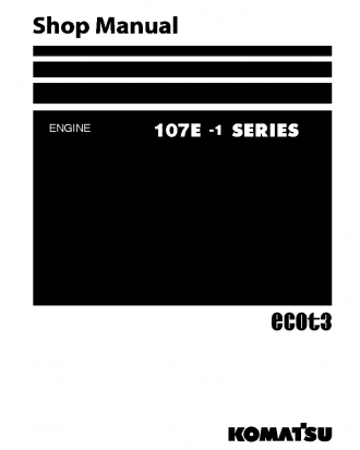 4D107E-1(JPN) S/N ALL Shop (repair) manual (English)