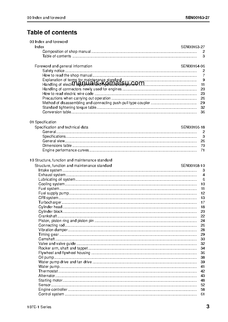Protected: 6D107E-1(JPN) S/N ALL Shop (repair) manual (English)