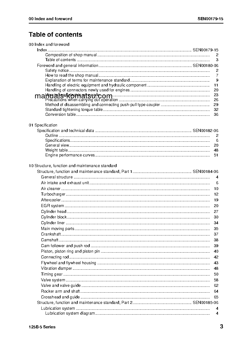 Protected: 125E-5 SERIES(JPN) Shop (repair) manual (English)