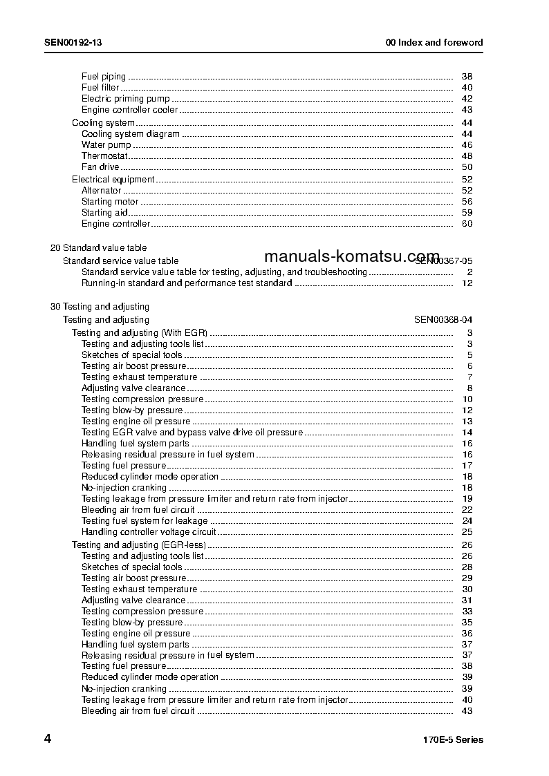 Protected: SAA6D170E-5(JPN) Shop (repair) manual (English)