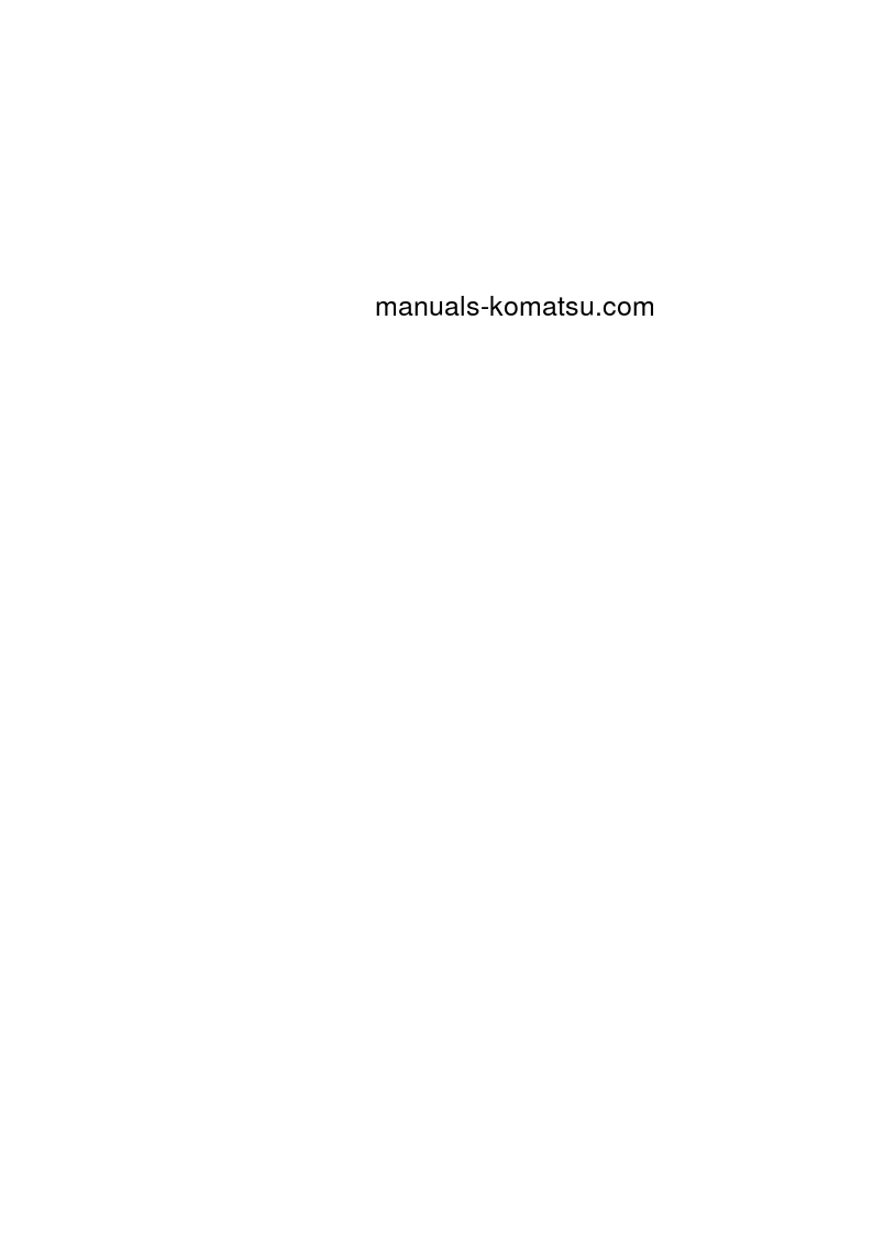 Protected: D475ASD-5(JPN)-E0, SUPER DOZER S/N 30001-UP Shop (repair) manual (English)