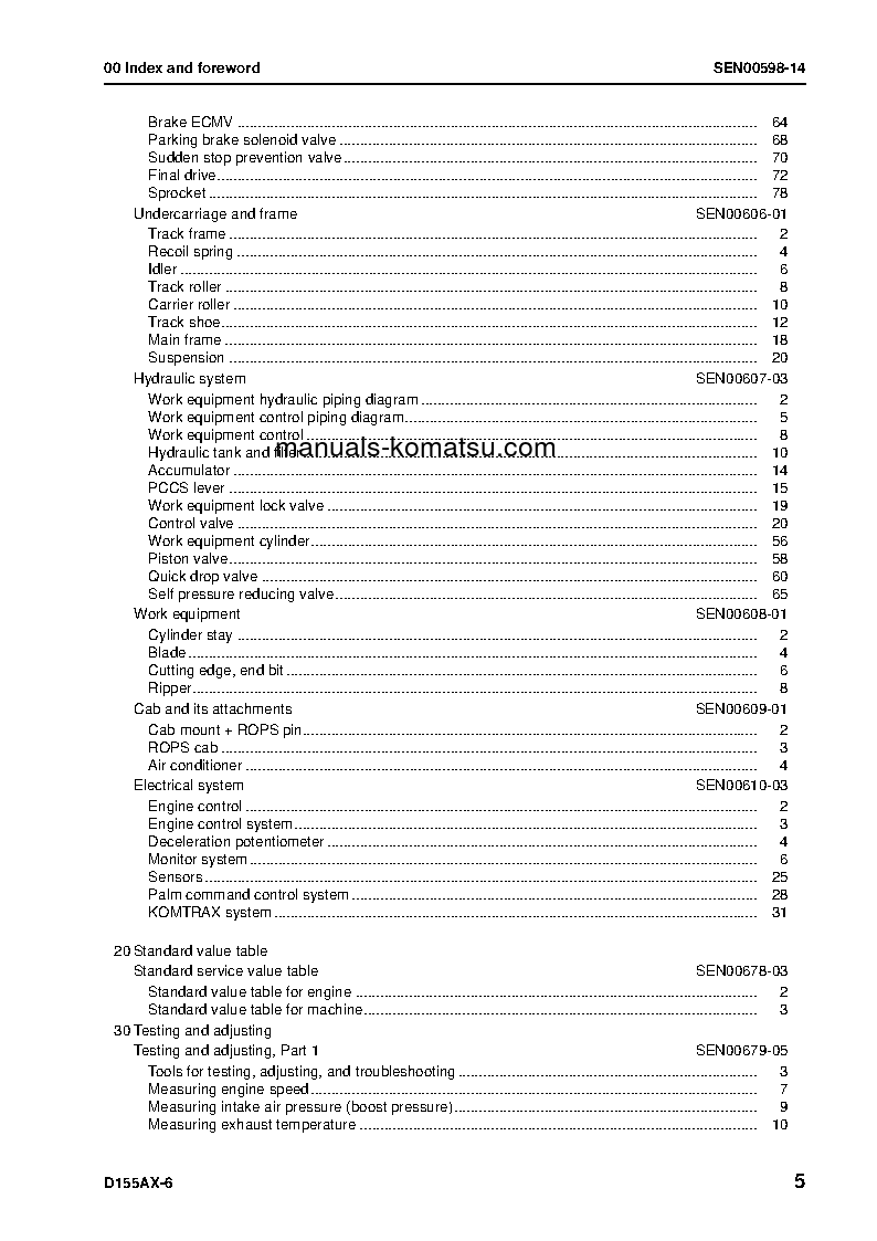 Protected: D155AX-6(JPN) S/N 80001-UP Shop (repair) manual (English)