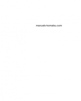 PC1250LC-8(JPN) S/N 30001-UP Shop (repair) manual (English)