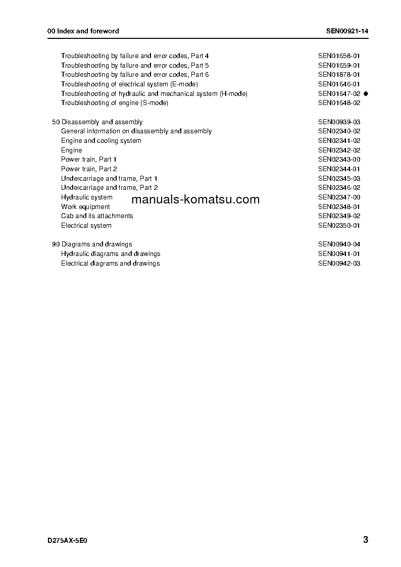 Protected: D275AX-5(JPN)-TIER3 S/N 30001-UP Shop (repair) manual (English)