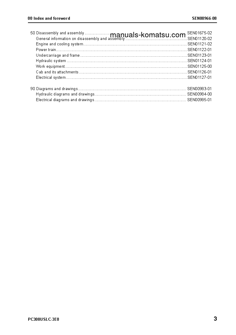 Protected: PC308USLC-3(JPN)-E0 S/N 30001-UP Shop (repair) manual (English)