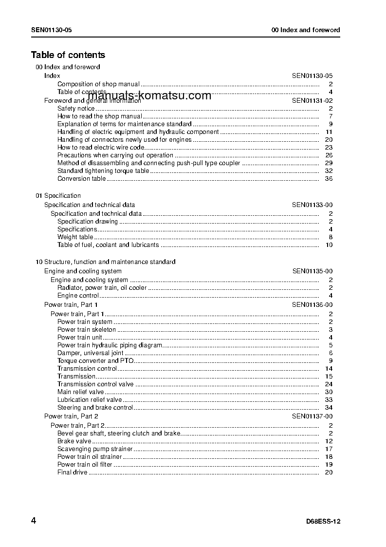 Protected: D68ESS-12(JPN) S/N 1001-UP Shop (repair) manual (English)
