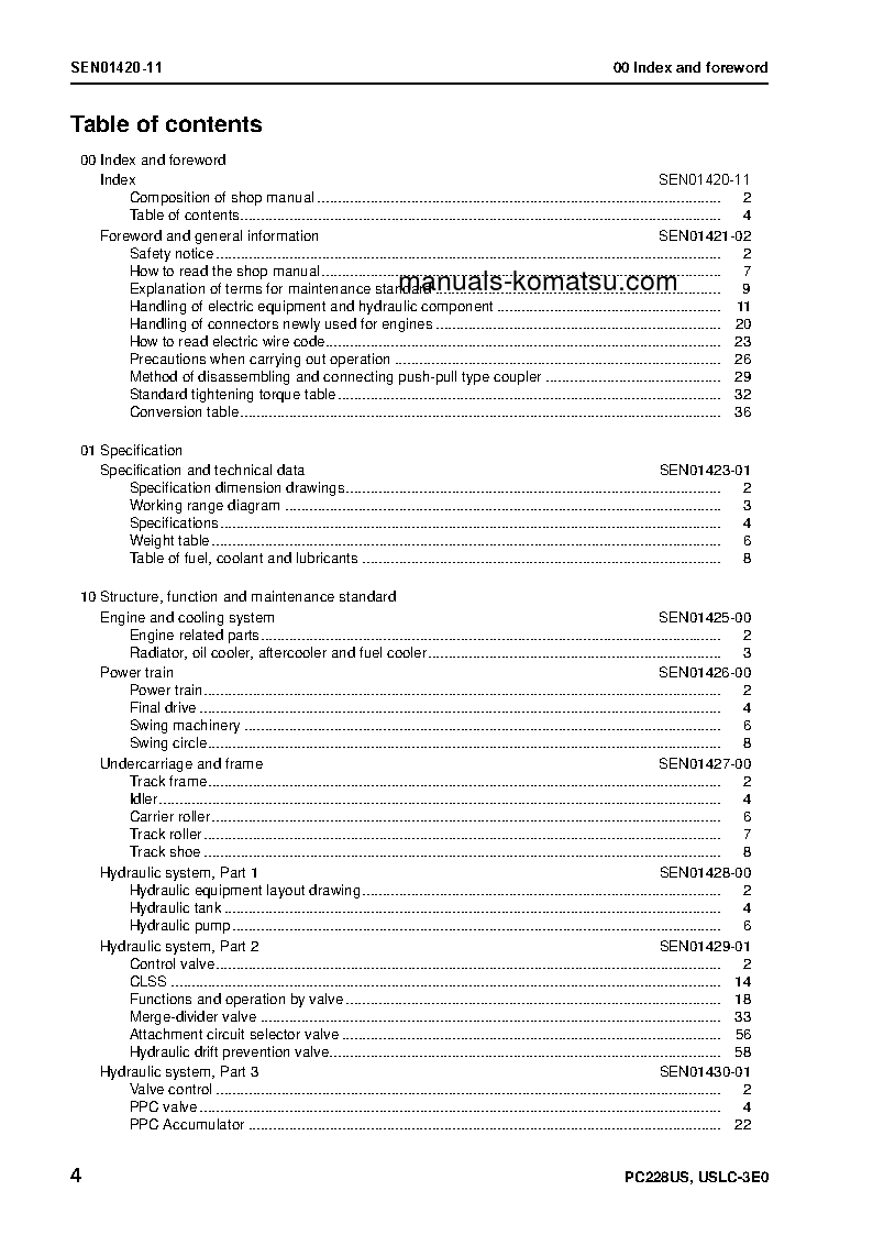 Protected: PC228US-3(GBR)-TIER3 S/N 40001-UP Shop (repair) manual (English)