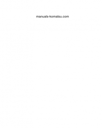 PC2000-8(JPN) S/N 20001-UP Shop (repair) manual (English)