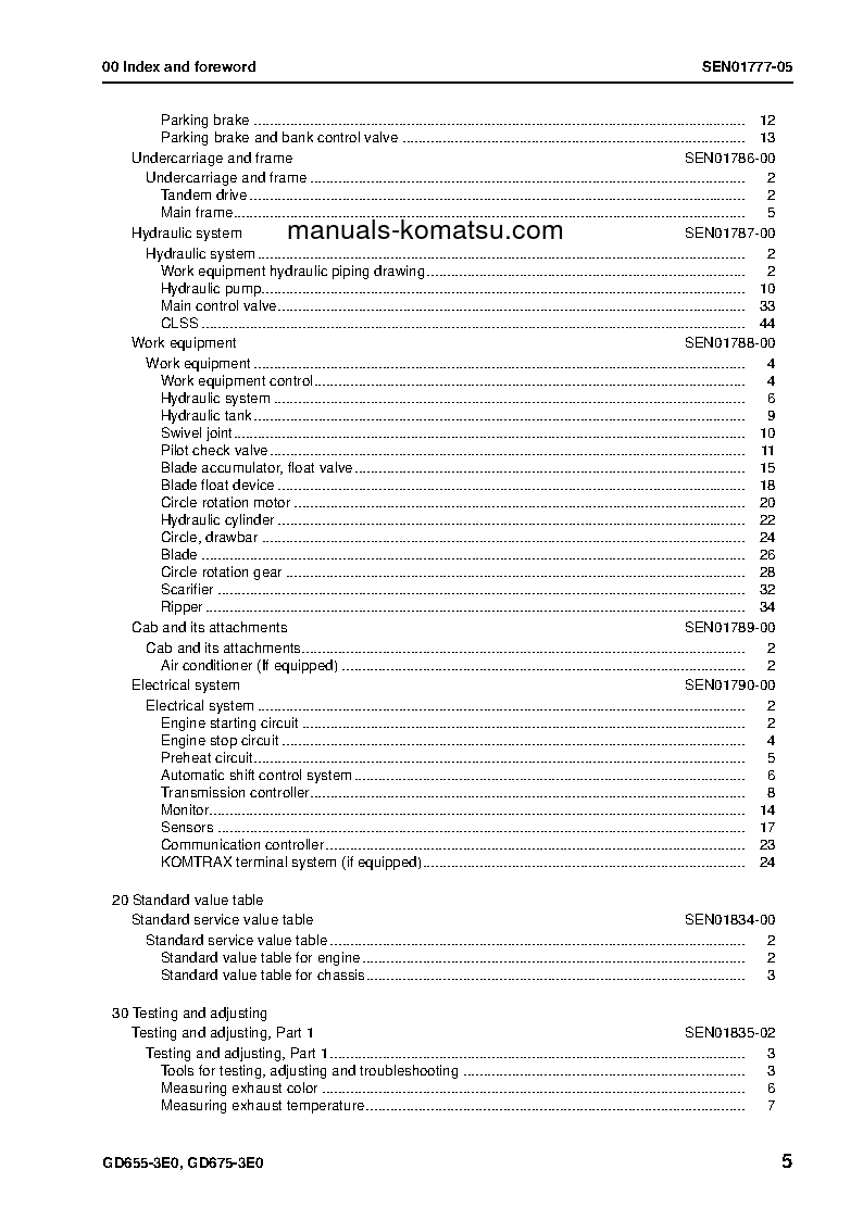 Protected: GD675-3(JPN)-TIER3 S/N 51301-UP Shop (repair) manual (English)