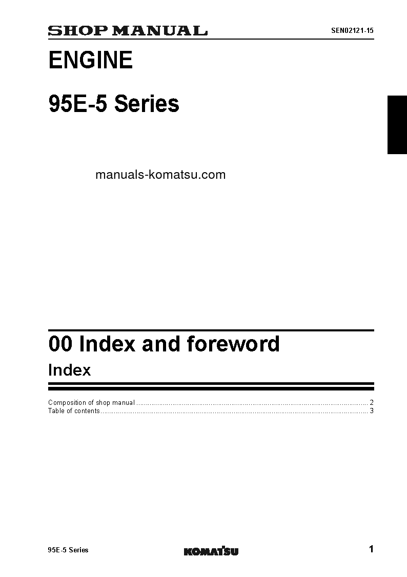 Protected: 95E-5 SERIES(JPN) Shop (repair) manual (English)