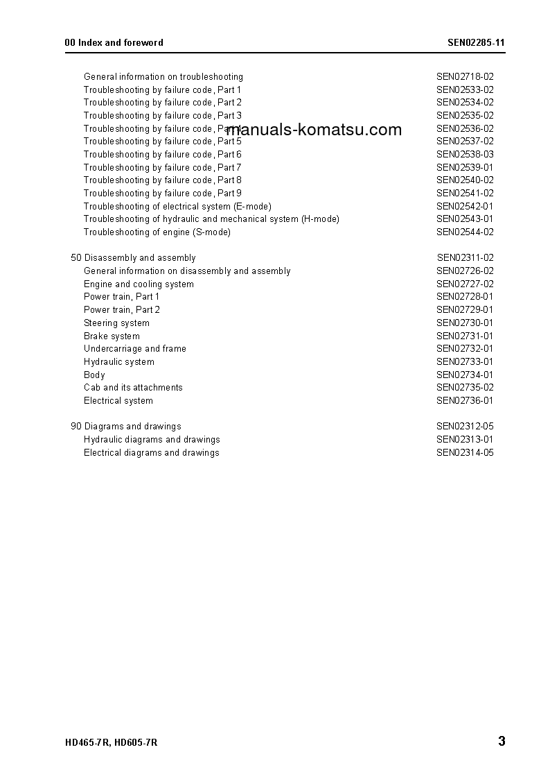 Protected: HD465-7(JPN)-W/O EGR S/N 15001-UP Shop (repair) manual (English)