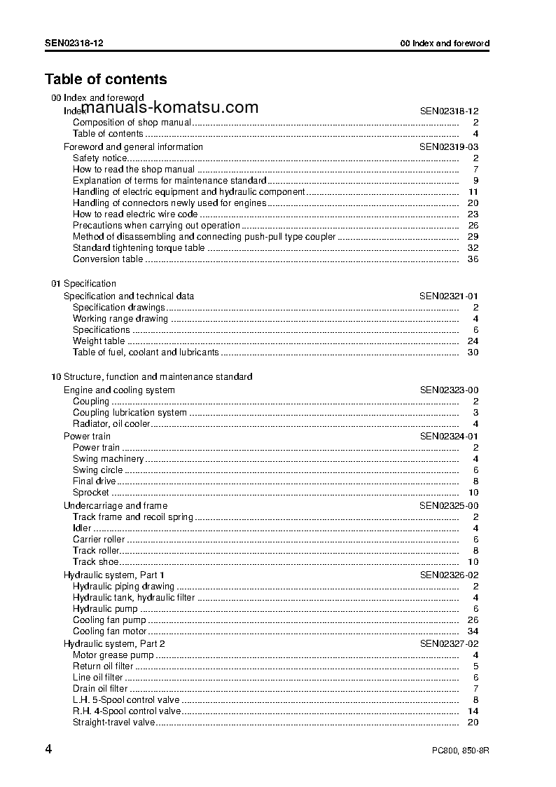 Protected: PC800-8(JPN)-R S/N 60001-UP Shop (repair) manual (English)