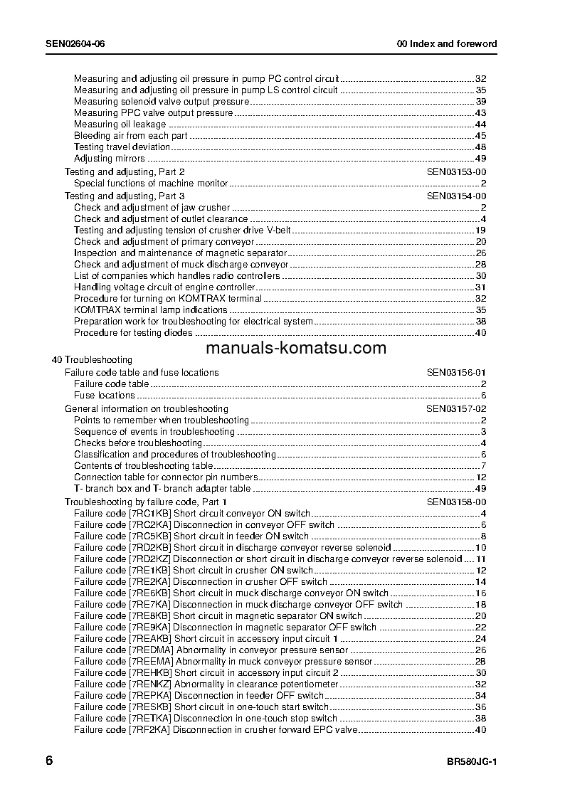 Protected: BR580JG-1(JPN) S/N 1001-UP Shop (repair) manual (English)