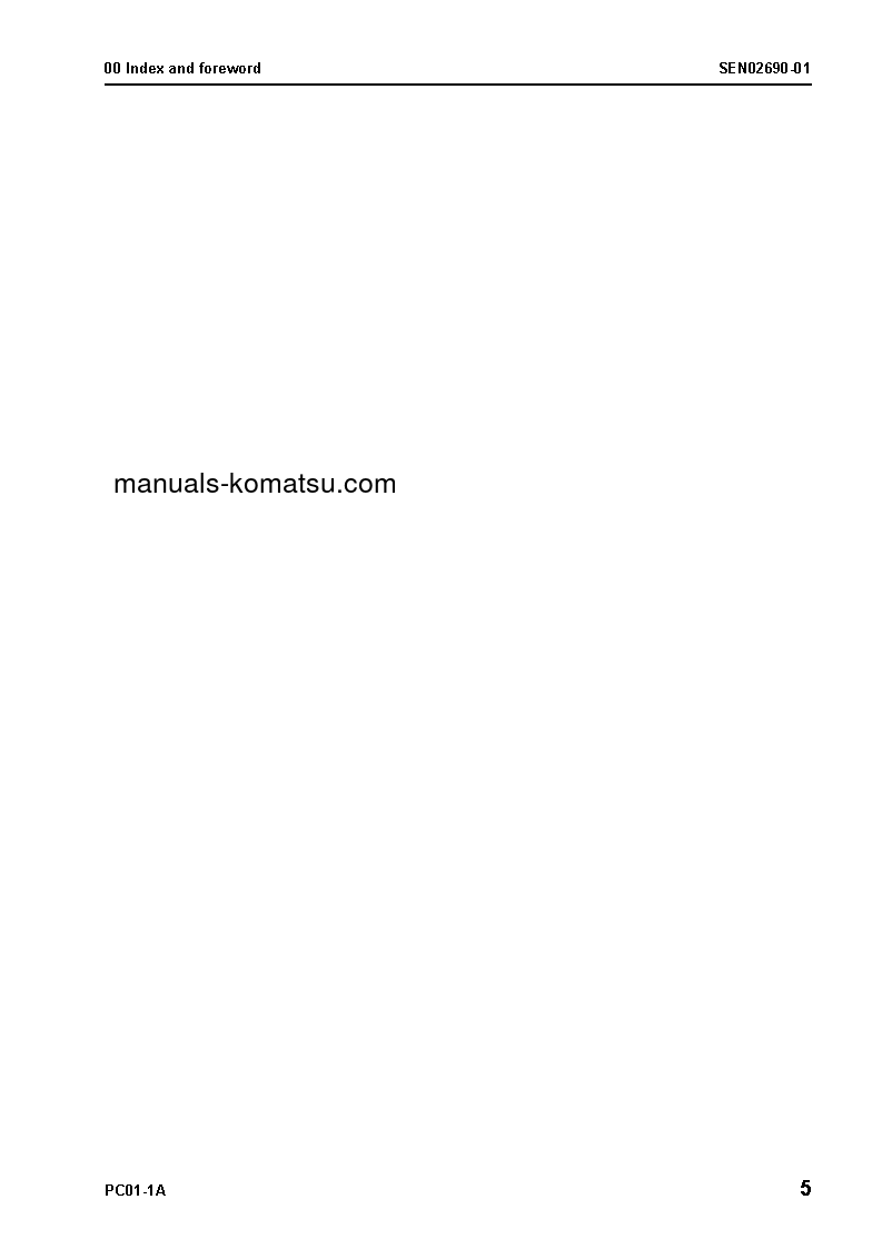 Protected: PC01-1(JPN)-A S/N 14001-UP Shop (repair) manual (English)